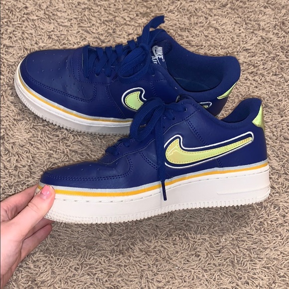 nike air force 1 nba blue